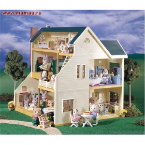 Дом sylvanian families дом с мансардой