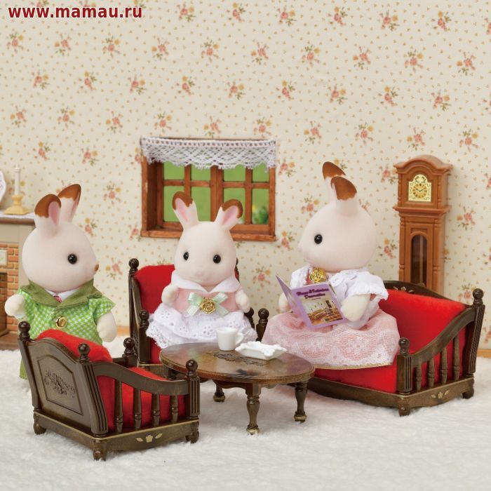 Мягкая мебель sylvanian families для гостиной 2922